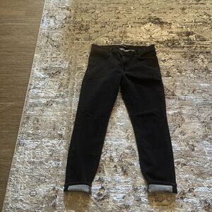Express Black Ankle Cropped Jeans Sleek Design
